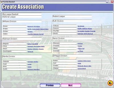 Screen PureSim Baseball