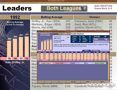 Screen Baseball Mogul 2005
