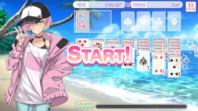 Screen ze hry Otoko Cross: Pretty Boys Klondike Solitaire