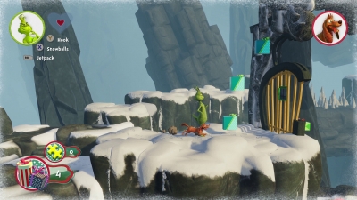 Screen ze hry The Grinch: Christmas Adventures