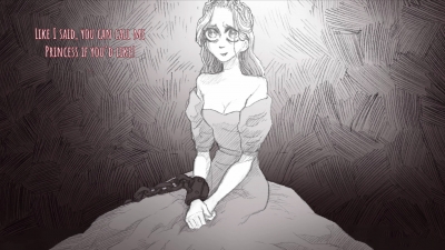 Screen ze hry Slay the Princess