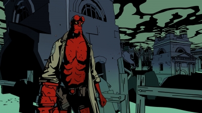 Screen ze hry Hellboy Web of Wyrd