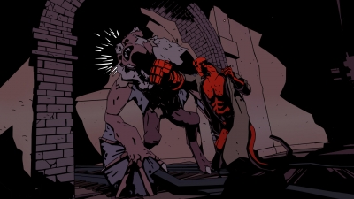 Screen ze hry Hellboy Web of Wyrd