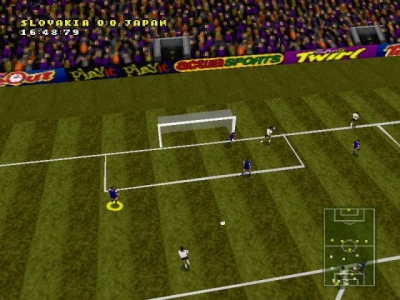 Screen ze hry Actua Soccer