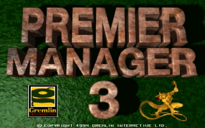 Screen ze hry Premier Manager 3