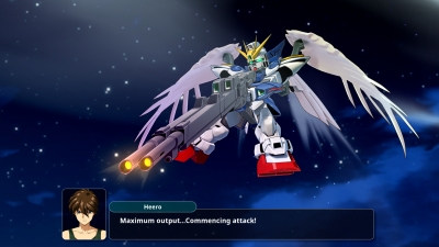 Screen ze hry Super Robot Wars Y