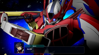 Screen ze hry Super Robot Wars Y