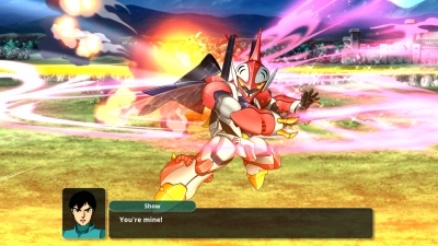 Screen ze hry Super Robot Wars Y