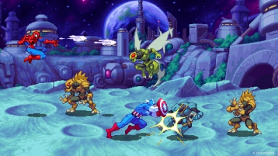 Screen ze hry Marvel Cosmic Invasion