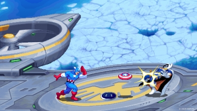 Screen ze hry Marvel Cosmic Invasion
