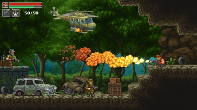 Screen ze hry Guns of Fury