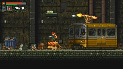 Screen ze hry Guns of Fury
