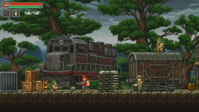 Screen ze hry Guns of Fury