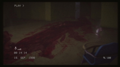 Screen ze hry The Backrooms 1998