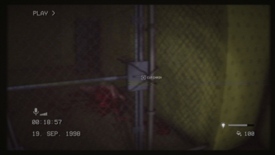 Screen ze hry The Backrooms 1998