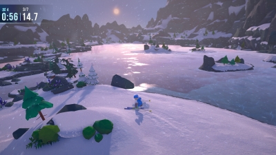 Screen ze hry Lonely Mountains: Snow Riders