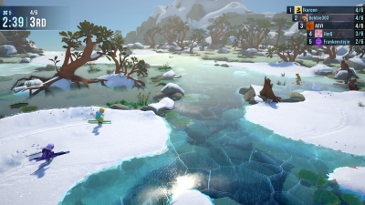 Screen ze hry Lonely Mountains: Snow Riders