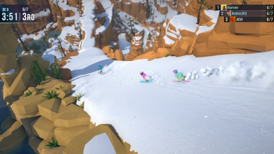 Screen ze hry Lonely Mountains: Snow Riders