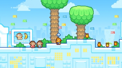 Screen ze hry Grapple Dogs: Cosmic Canines