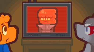 Screen ze hry Grapple Dogs: Cosmic Canines