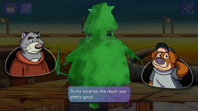 Screen ze hry Brok: Natal Tail, A New Christmas
