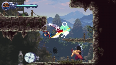 Screen ze hry Ninja Gaiden: Ragebound