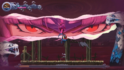 Screen ze hry Ninja Gaiden: Ragebound