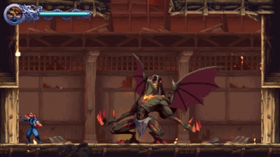 Screen ze hry Ninja Gaiden: Ragebound