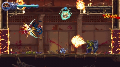 Screen ze hry Ninja Gaiden: Ragebound