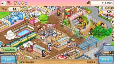 Screen ze hry Doraemon: Dorayaki Shop Story