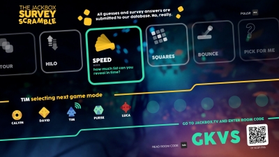 Screen ze hry The Jackbox Survey Scramble