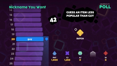 Screen ze hry The Jackbox Survey Scramble