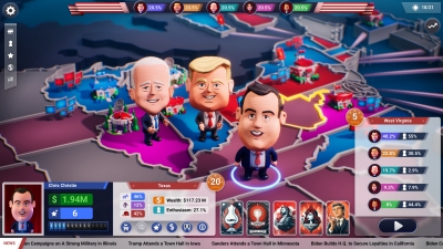 Screen ze hry The Political Machine 2024