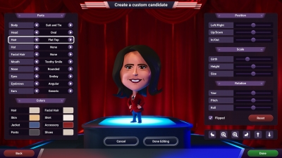 Screen ze hry The Political Machine 2024