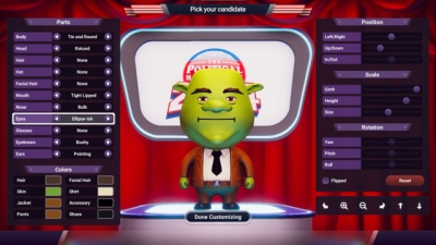 Screen ze hry The Political Machine 2024