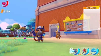 Screen ze hry Leo: The Firefighter Cat