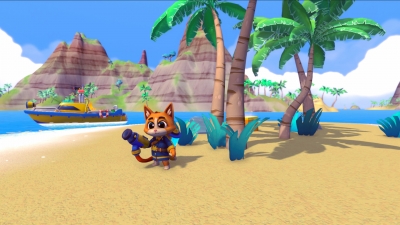 Screen ze hry Leo: The Firefighter Cat