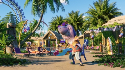 Screen ze hry Planet Coaster 2