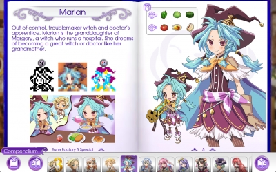 Screen ze hry Piczle Cross: Rune Factory