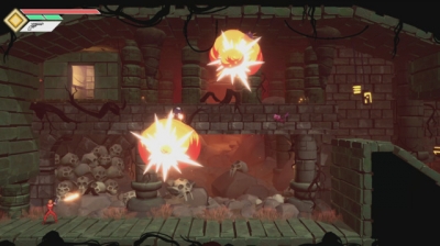Screen ze hry Space Adventure Cobra: The Awakening