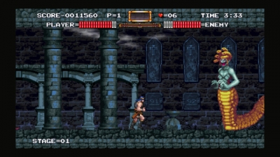 Screen ze hry Castlevania Dominus Collection