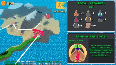 Screen ze hry Frogun Encore