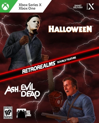 Artwork ke he RetroRealms Double Feature: Halloween and Ash vs Evil Dead