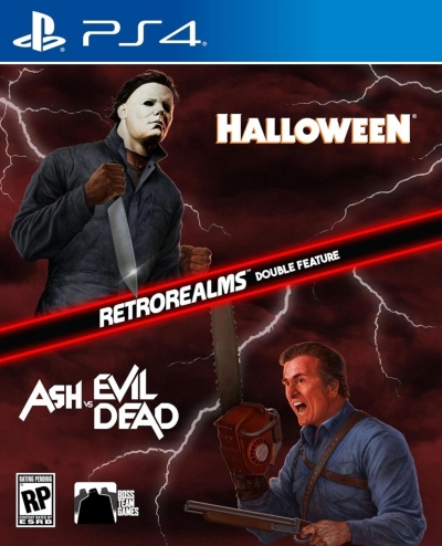 Artwork ke he RetroRealms Double Feature: Halloween and Ash vs Evil Dead