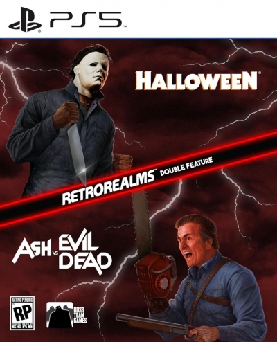Artwork ke he RetroRealms Double Feature: Halloween and Ash vs Evil Dead