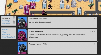 Screen ze hry Athena Crisis