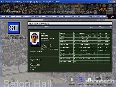 Screen Tournament Dreams College Basketball