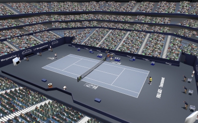 Screen ze hry Full Ace Tennis Simulator
