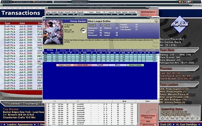 Screen Baseball Mogul 2009