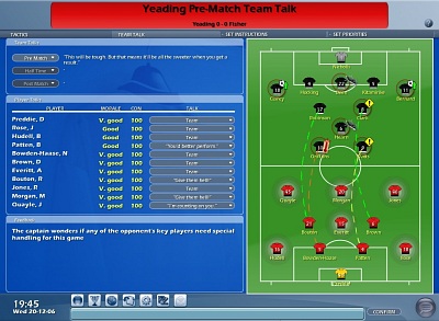 Screen Championship Manager 2007